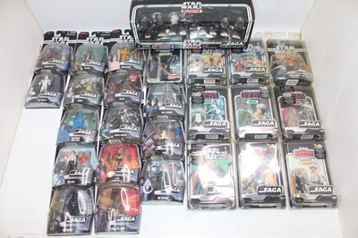 Lot 834 - Hasbro Star Wars The Saga Collection boxed...