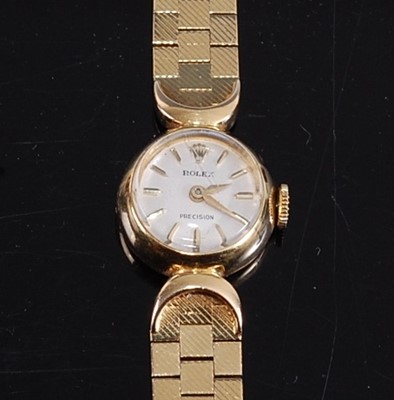 Lot 2259 - A lady's Rolex Precision 18ct yellow gold...