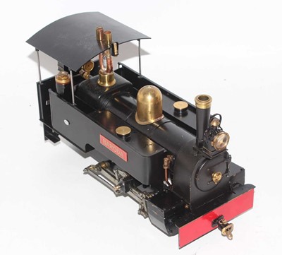 Lot 12 - 32mm scale gas powered model of a 0-6-0 live...