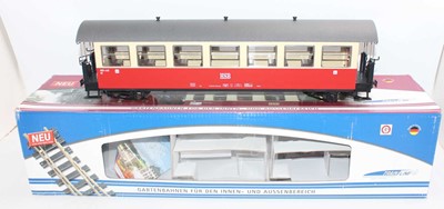 Lot 16 - 4 Train Line 45, HSB 32mm Garden Scale coaches,...