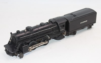 Lot 376 - Lionel Lines 1654, 2-4-2 loco & tender, 12v DC,...