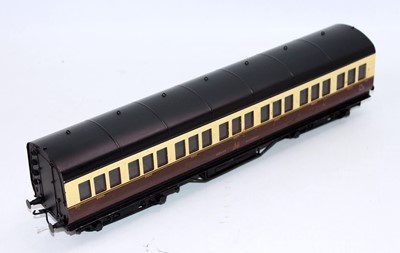 Lot 342 - Exley Suburban 50’ bogie coach brown & cream...