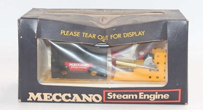 Lot 48 - Meccano late-period live steam engine, unused...