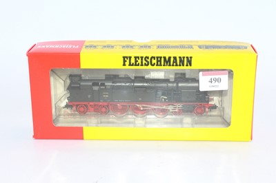 Lot 490 - Fleischmann H0 4817, 4-6-4 tank loco DB 78-254,...