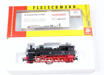 Lot 491 - Fleischmann H0 4094, 0-8-0 tank loco DB...