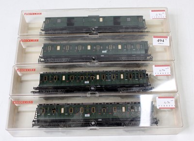 Lot 494 - Four Fleischmann H0 5084/5085/5086 & 5087...