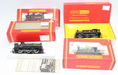 Lot 702 - Four Hornby 0-6-0 tank locos: R165 GWR Pannier...