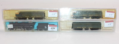 Lot 650 - Four American outline N gauge items: Life Line...