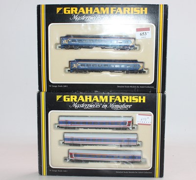 Lot 653 - Two Farish DMU’s: 371551 2-car class 158...