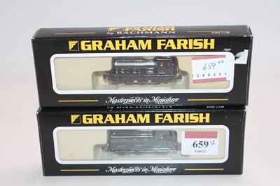 Lot 659 - Two Farish 0-6-0 tank locos: 372-500 J94 8051...