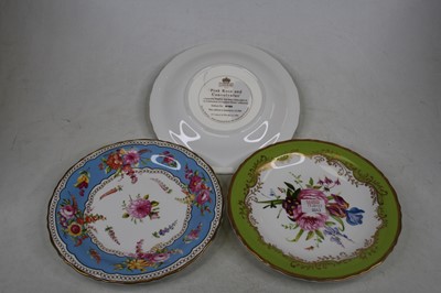 Lot 43 - A collection of Coalport floral decorated...