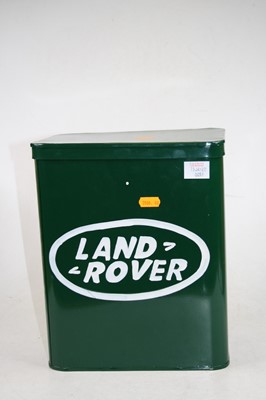 Lot 51 - A reproduction Land Rover advertising petrol...