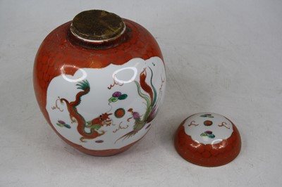 Lot 75 - Two boxes of various Chinese ceramics to...