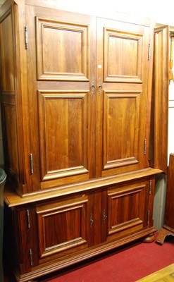 Lot 1118 - A large contemporary hardwood four door...