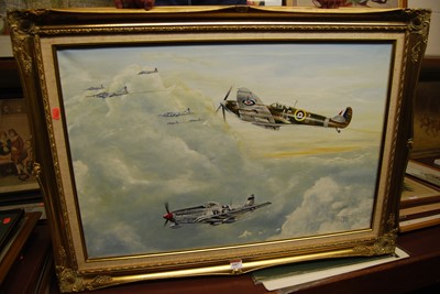 Lot 1007 - Terence Brind - Spitfire and other planes...