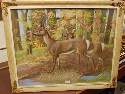 Lot 1024 - Ralston Gudgeon (1910-1984) - Woodland Fauns,...