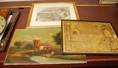 Lot 1036 - Assorted pictures and prints to include...