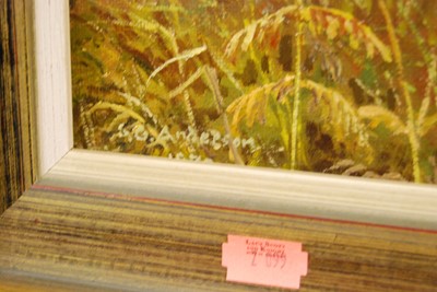 Lot 1041 - S.G. Anderson - Pheasants, oil on canvas,...