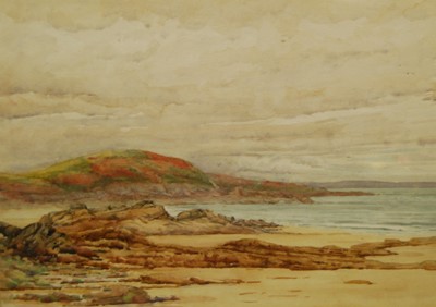 Lot 1058 - William Amos Cross (1888-1933) - coastal scene,...