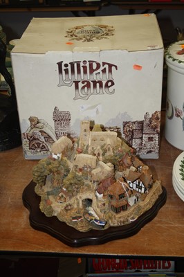 Lot 120 - A large limited edition Lilliput Lane model of...