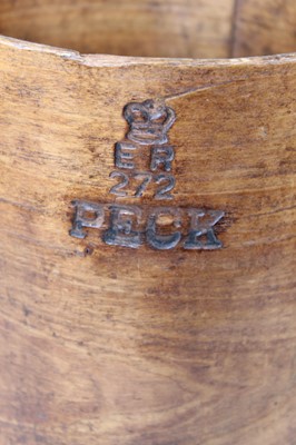 Lot 132 - A Victorian bentwood and iron mounted peck...