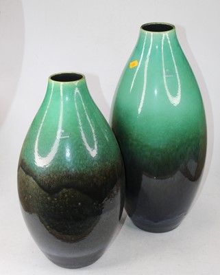 Lot 135 - A large Amano German ceramic vase of pear...