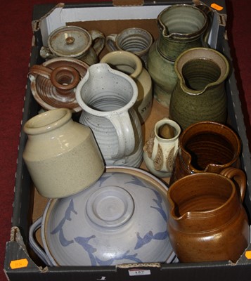 Lot 157 - A Victorian salt glazed stoneware jug,...