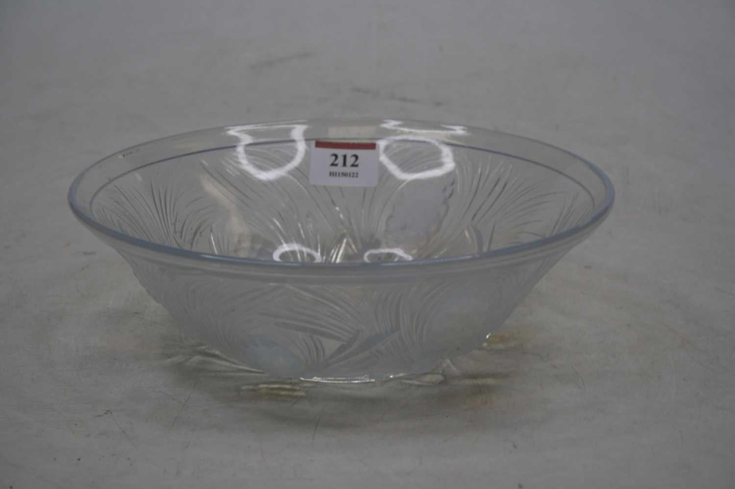 Lot 212 - An Art Deco Jobling opalescent glass bowl,...