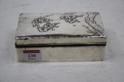 Lot 230 - An early 20th century Hong Kong silver table...