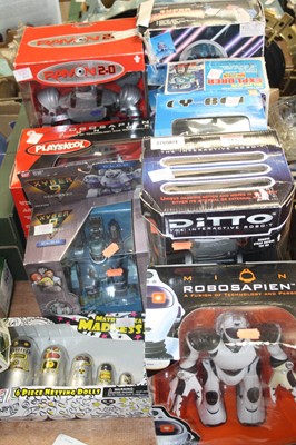 Lot 515 - Nine various boxed robots, to include Xyber 9,...