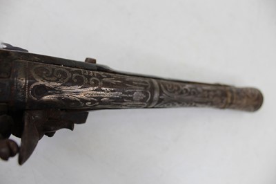 Lot 286 - An early 19th century flintlock coaching gun,...