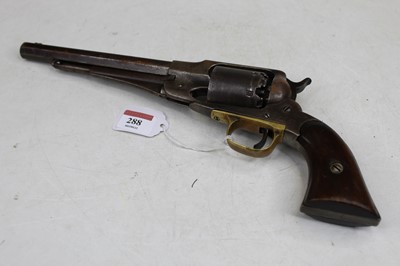 Lot 288 - A Remington New Model Army revolver, 1858?...