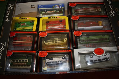 Lot 582 - A box of modern issue boxed diecast to include...