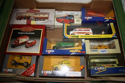 Lot 584 - A box of Corgi modern issue models to include...