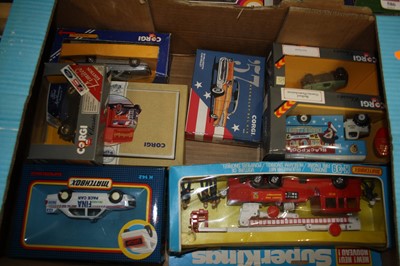 Lot 587 - A boxed modern issue Matchbox and Corgi to...