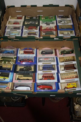 Lot 594 - Two boxes of assorted modern issue diecast to...