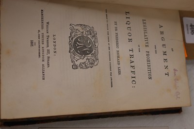 Lot 406 - Dr Frederick Richard Lees, An Argument for the...