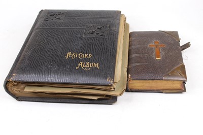 Lot 415 - A Victorian brass mounted and leather bound...