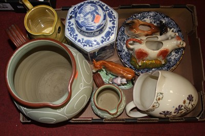 Lot 614 - Mixed lot to include Denby stoneware jugs,...