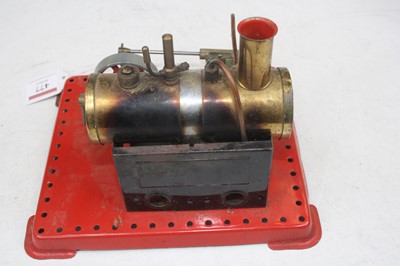 Lot 477 - A Mamod spirit fired stationary steam plant