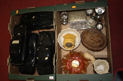 Lot 625 - Two boxes of miscellaneous items, to include...