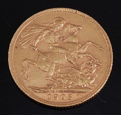 Lot 2201 - Great Britain, 1903 gold full sovereign,...