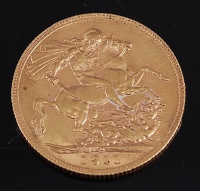 Lot 2202 - Great Britain, 1911 gold full sovereign,...