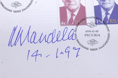 Lot 1171 - Nelson Mandela, (1918-2013), 1978 Pretoria...