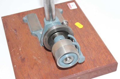 Lot 98 - A hand-operated belt-driven pillar drill,...