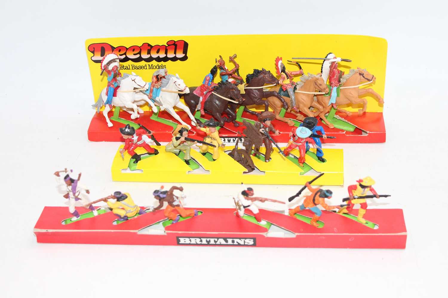 Lot 1365 - Britains Deetail Apaches and Mexicans Trade...