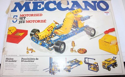 Lot 108 - Three ‘modern’ 1970’s Meccano sets: No.4...