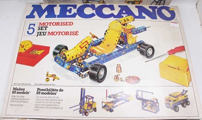 Lot 108 - Three ‘modern’ 1970’s Meccano sets: No.4...