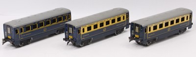 Lot 339 - Hornby 0 Gauge France: Three Wagon-Lits...