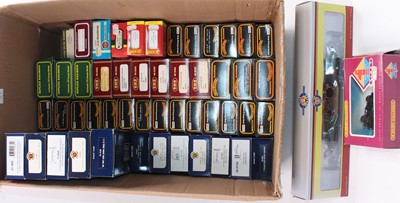 Lot 759 - Large box containing sixty-three boxed goods...